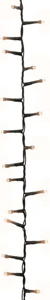 Cordão de luzes compacto 3000 luzes LED 65 m PVC branco quente