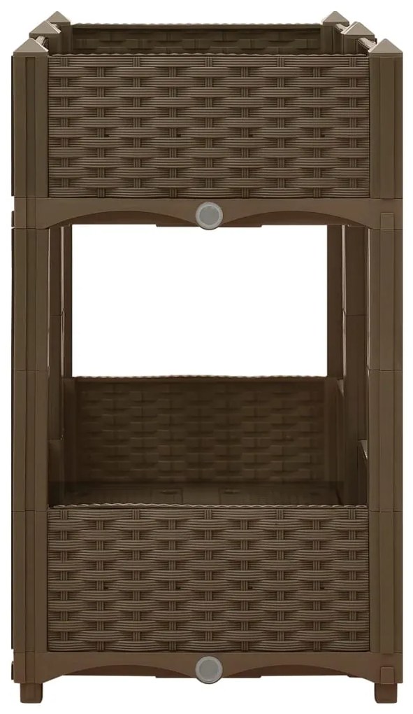 Canteiro elevado 80x40x71 cm polipropileno