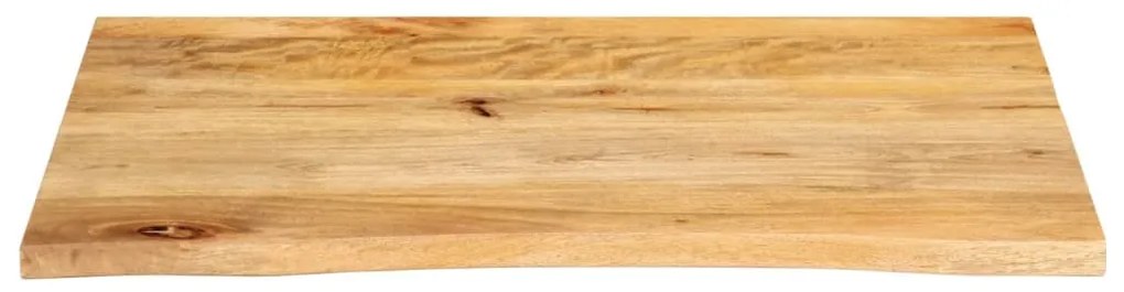 Tampo de mesa c/ borda viva 90x60x2,5 cm mangueira maciça