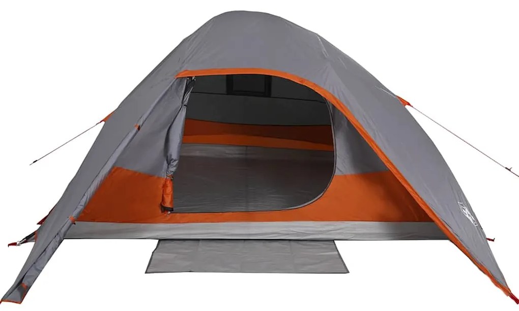 Tenda familiar em cúpula para 6 pessoas impermeável cinza
