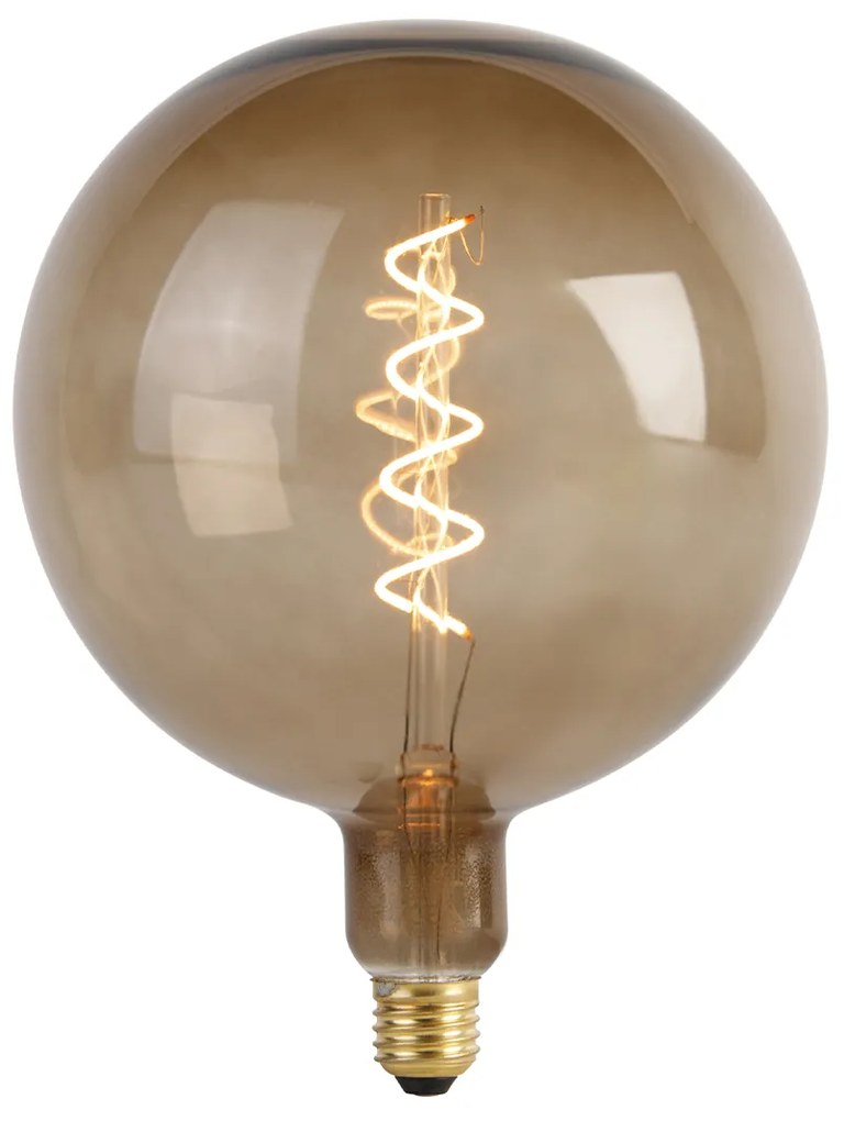 Lâmpada LED regulável E27 G200 castanho 4W 130lm 1800K