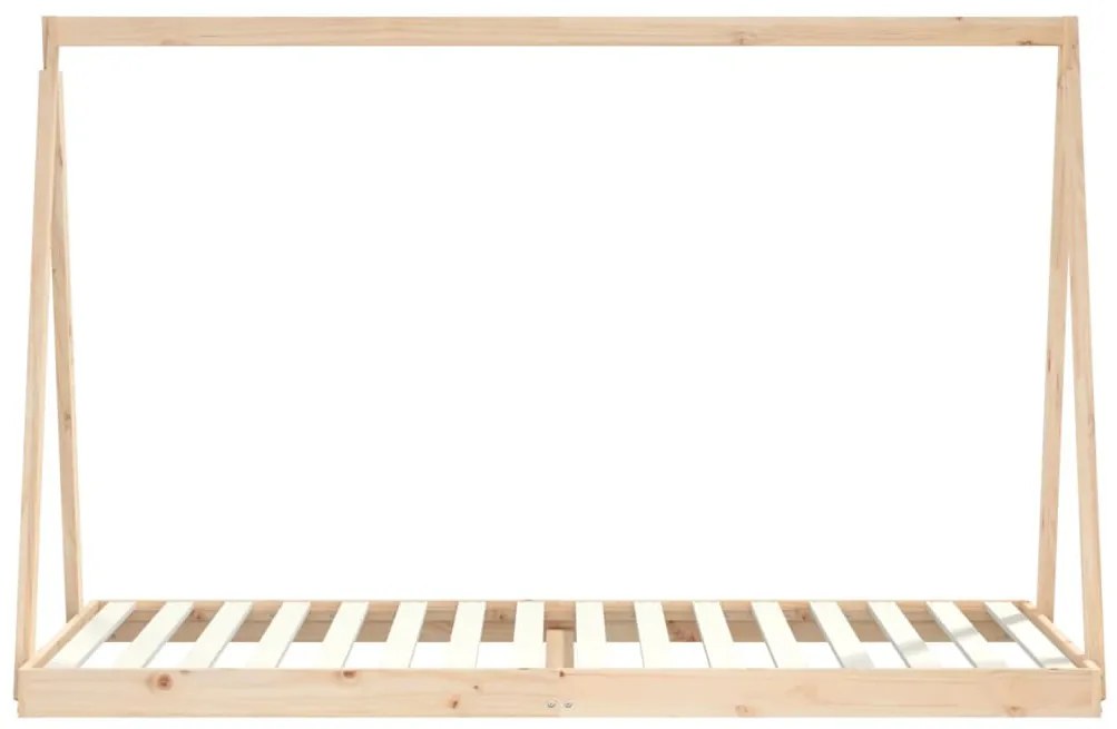 Estrutura de cama infantil 90x200 cm pinho maciço