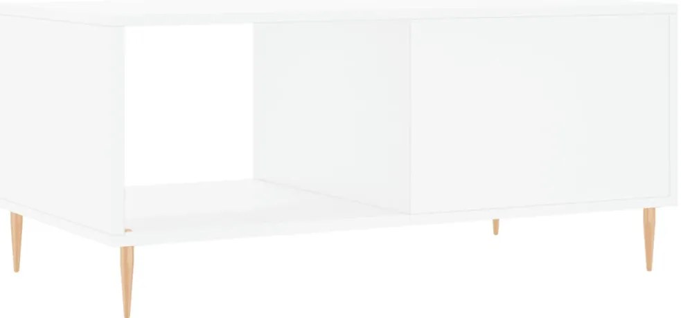 Mesa de centro 90x50x40 cm madeira processada branco