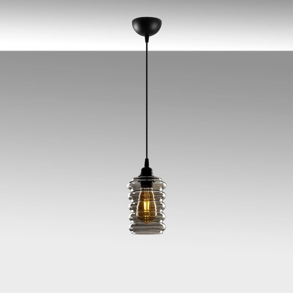 Candeeiro Chandelier Smoked – Fume – 12 x 12 cm