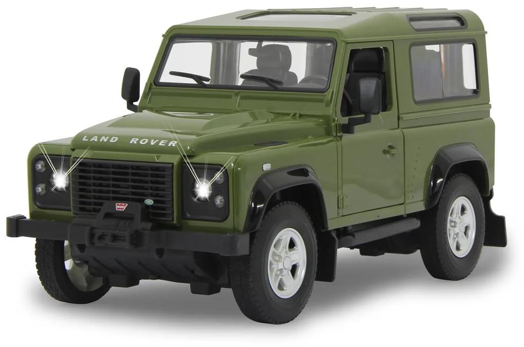 Carro telecomendado Land Rover Defender 1:14 green 2,4GHz Portas Manuais