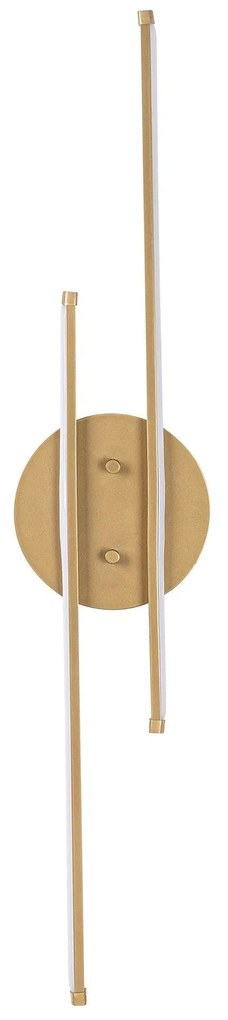 Candeeiro de Parede Umut - Dourado - 17cm x 86cm x 5cm