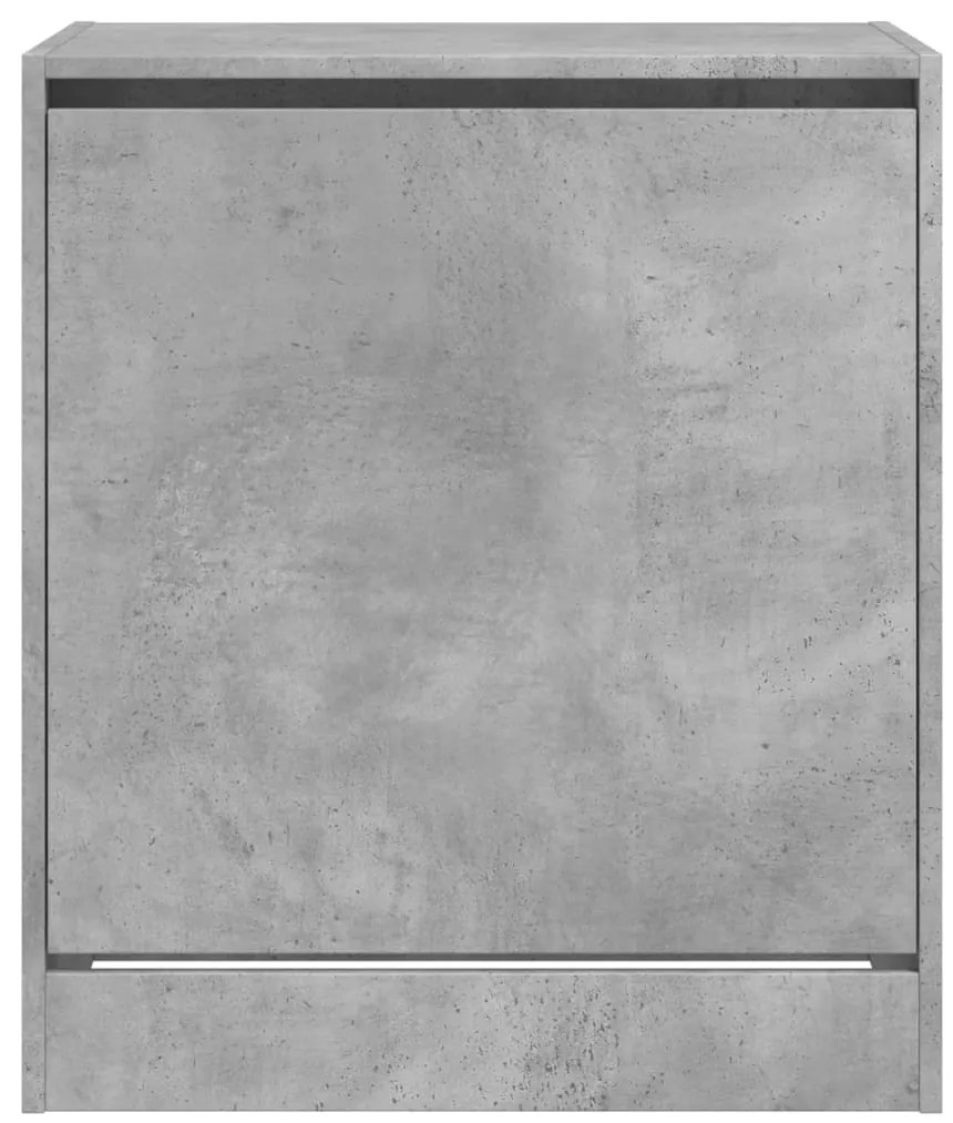 Sapateira 60x42x69 cm derivados de madeira cinzento cimento