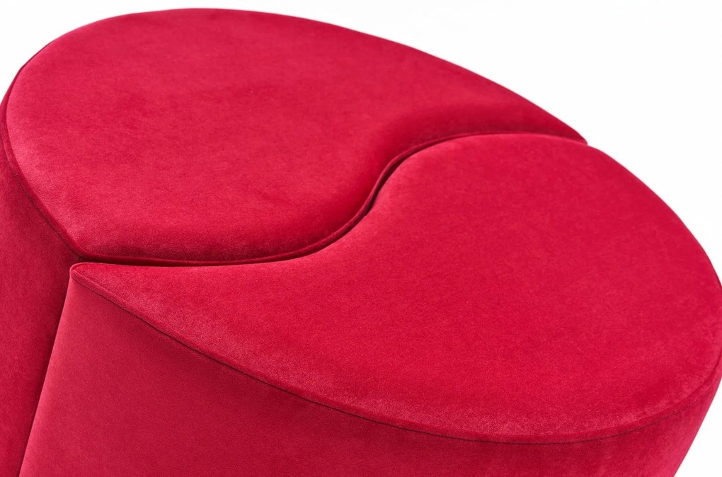 Pouffe Alis Puf – Vermelho – 80x40x80 cm