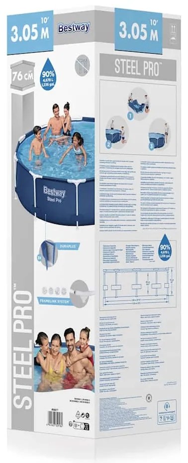 Piscina Steel Pro 305x76 cm