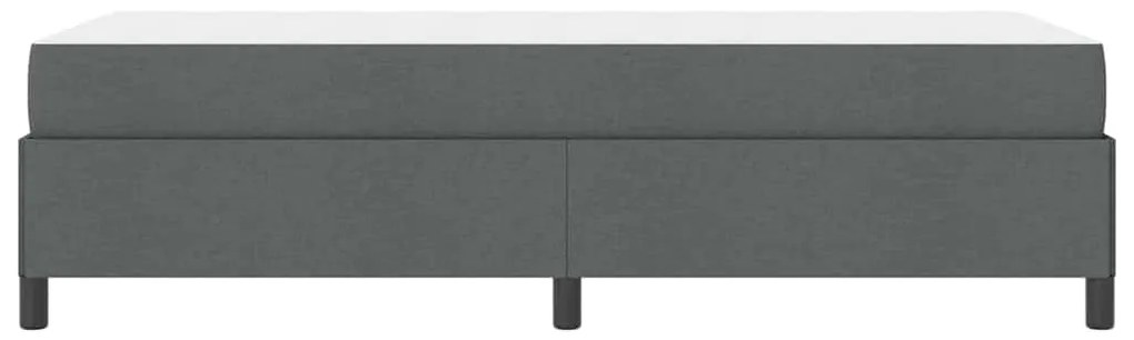 Cama Box Cinza escuro, Preto 90 x 190 cm
