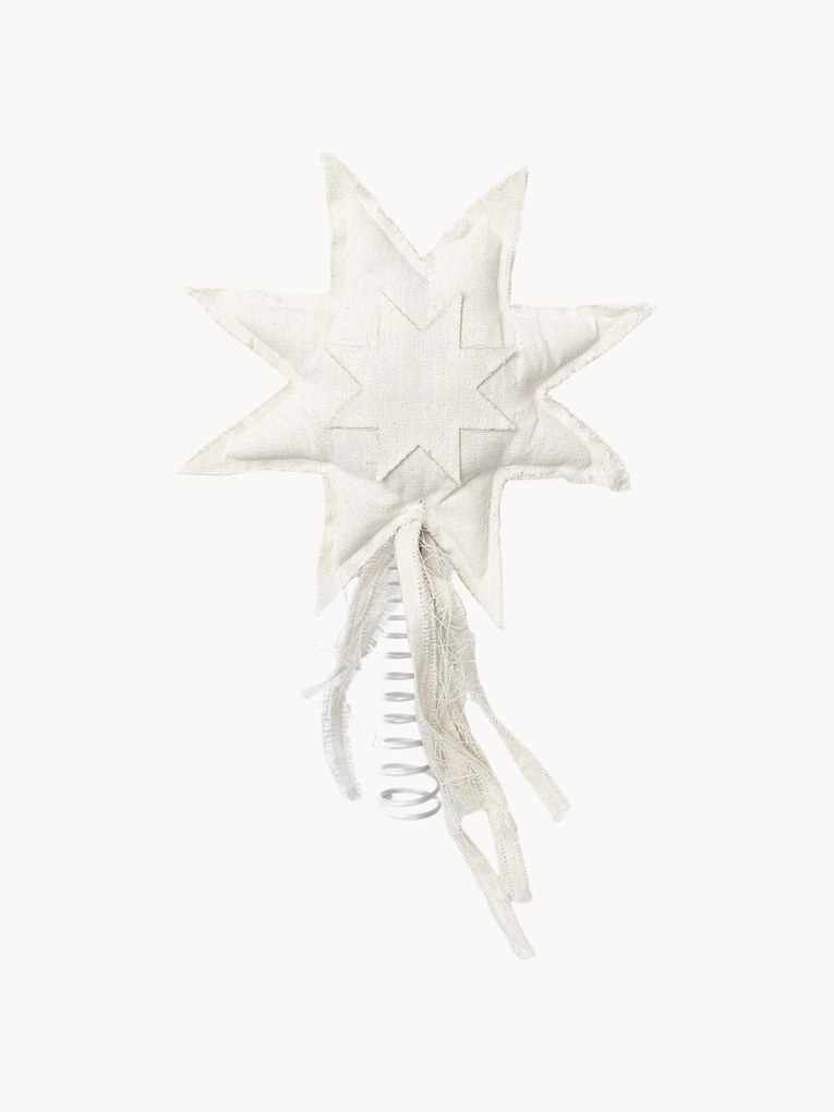 Topo de árvore de Natal em algodão Vela