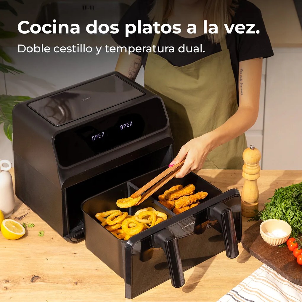 Fritadeira dietética digital Cecofry Advance 9000 Window de 9 L de capacidade