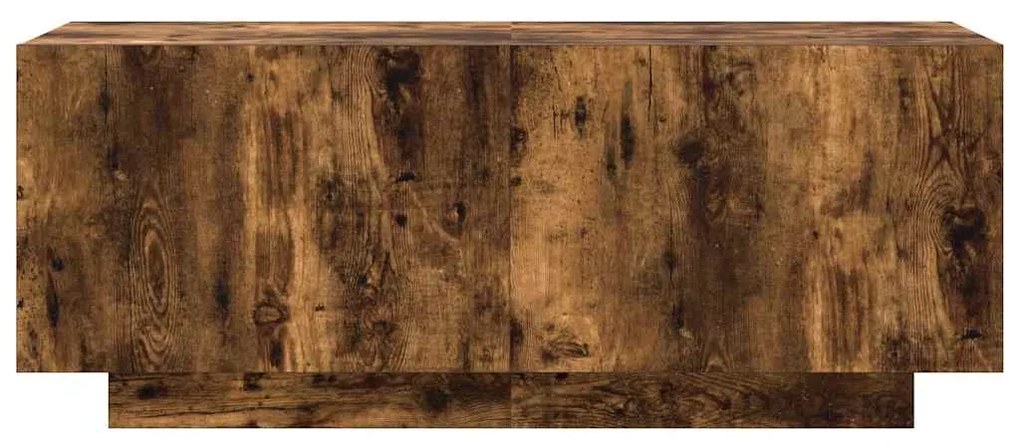 Móvel p/ TV 100x35x40cm madeira processada cor carvalho fumado
