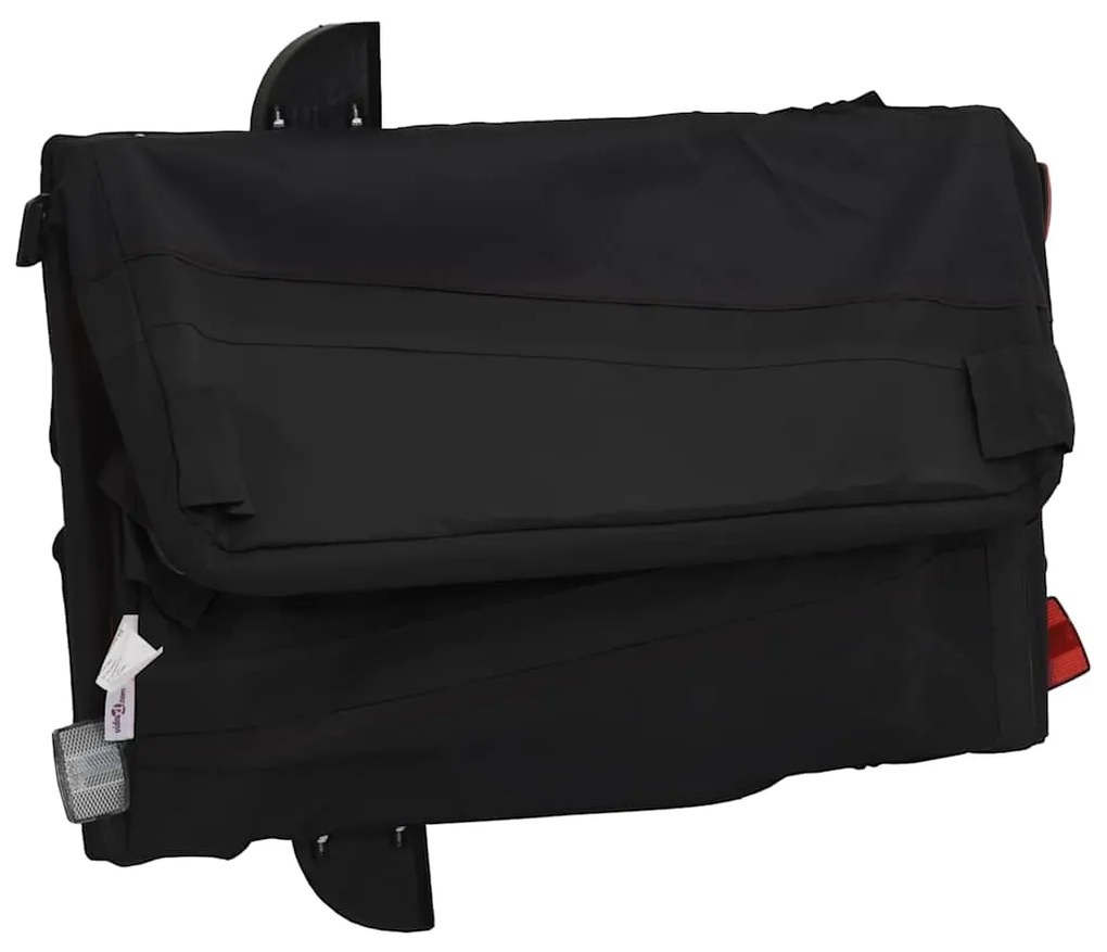 Reboque para bicicleta 45 kg ferro preto