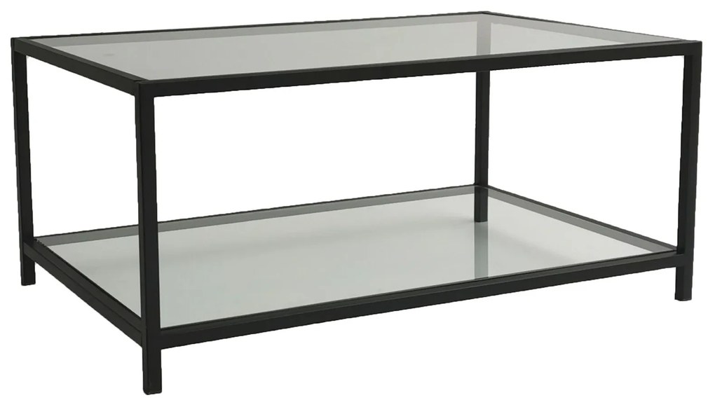 Mesa de Café Astro - Preto Fumado - 90x40x60cm