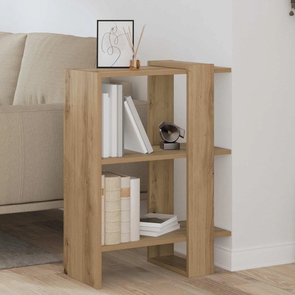 vidaXL Estante Carvalho Artesanal 52 x 25 x 71,5 cm Madeira processada