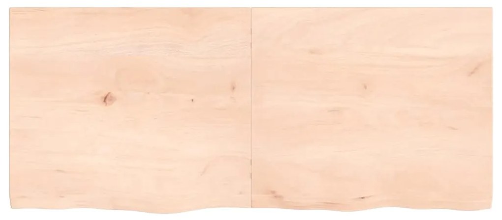 Prateleira de parede 140x60x(2-4)cm carvalho maciço não tratado
