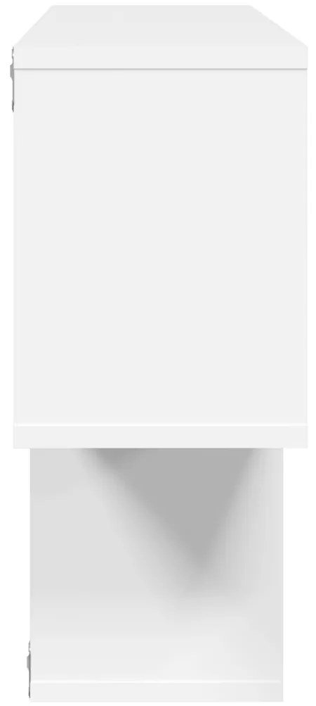 Estante de parede 100x20x53 cm derivados de madeira branco