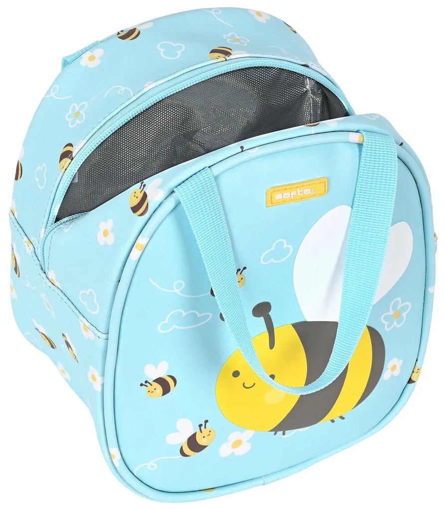 Porta-merendas Térmico Safta Abeja Azul Claro (19 x 22 x 14 cm)