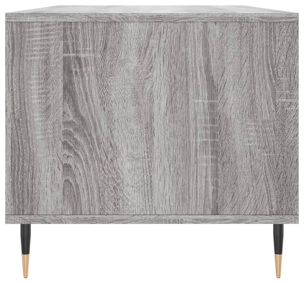 Mesa de centro 90x49x45 cm derivados de madeira cinzento sonoma