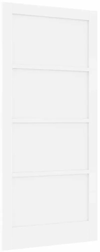 porta interior “ORKDAL” Branca 93x202x4 cm Madeira sólida de pinho