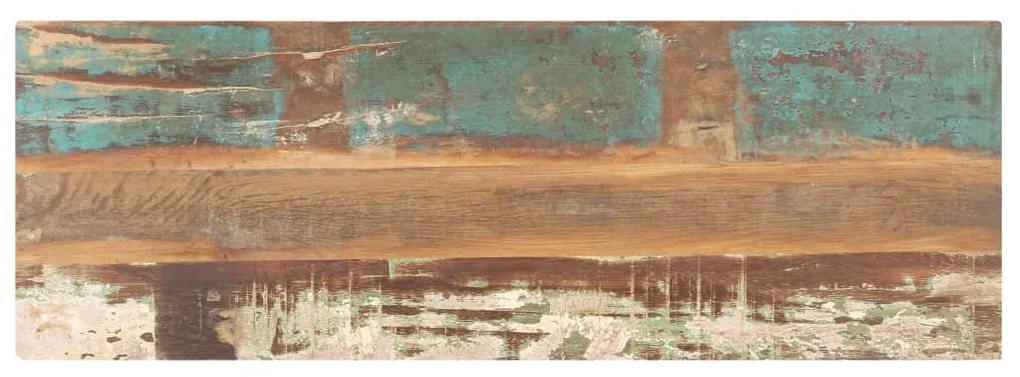 Mesa consola 110x30x75 cm madeira recuperada maciça