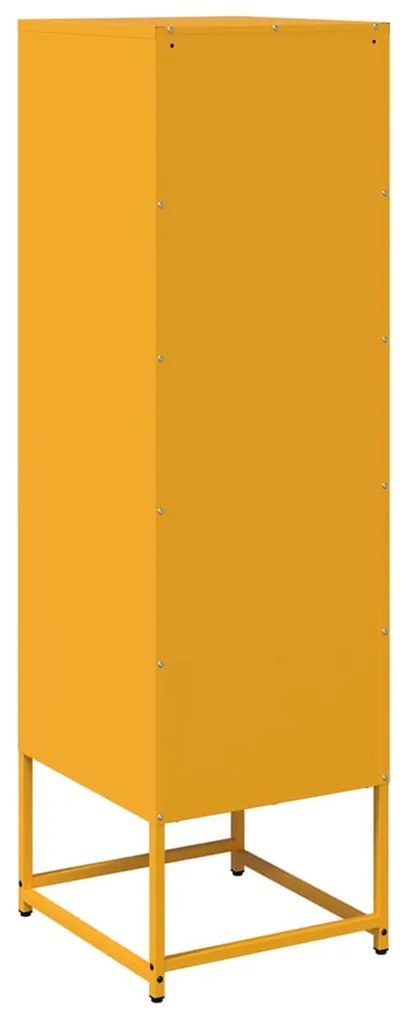 Móvel alto 36x39x123 cm aço laminado a frio amarelo