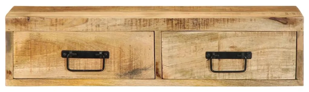 Armário de TV para parede 80x30x19 cm mangueira áspera maciça