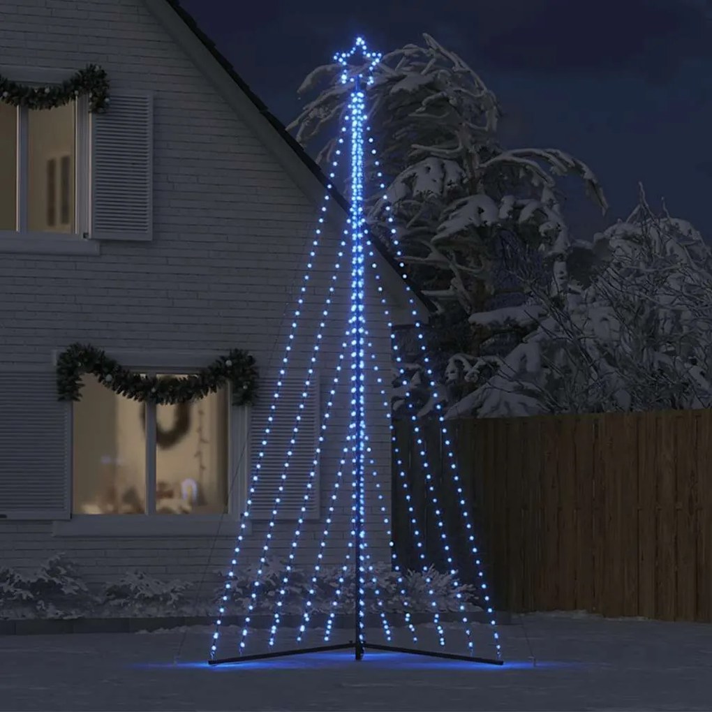 LED Árvore de Natal 570 LEDs Azul 399 cm