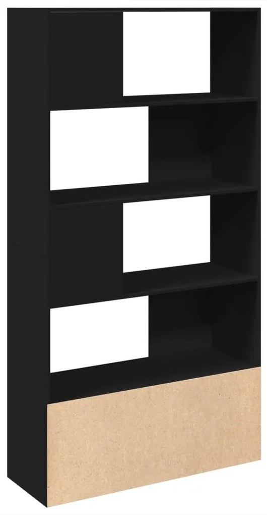 Estante 100x36x189 cm derivados de madeira preto