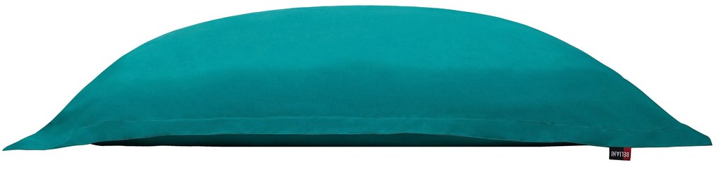 Pufe almofada turquesa 140 x 180 cm FUZZY Beliani