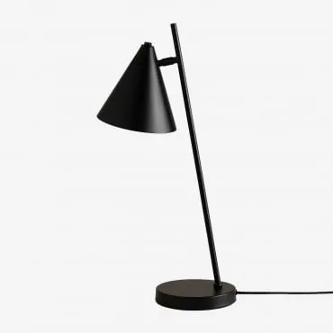 Candeeiro De Mesa Em Metal Divone Preto - Sklum