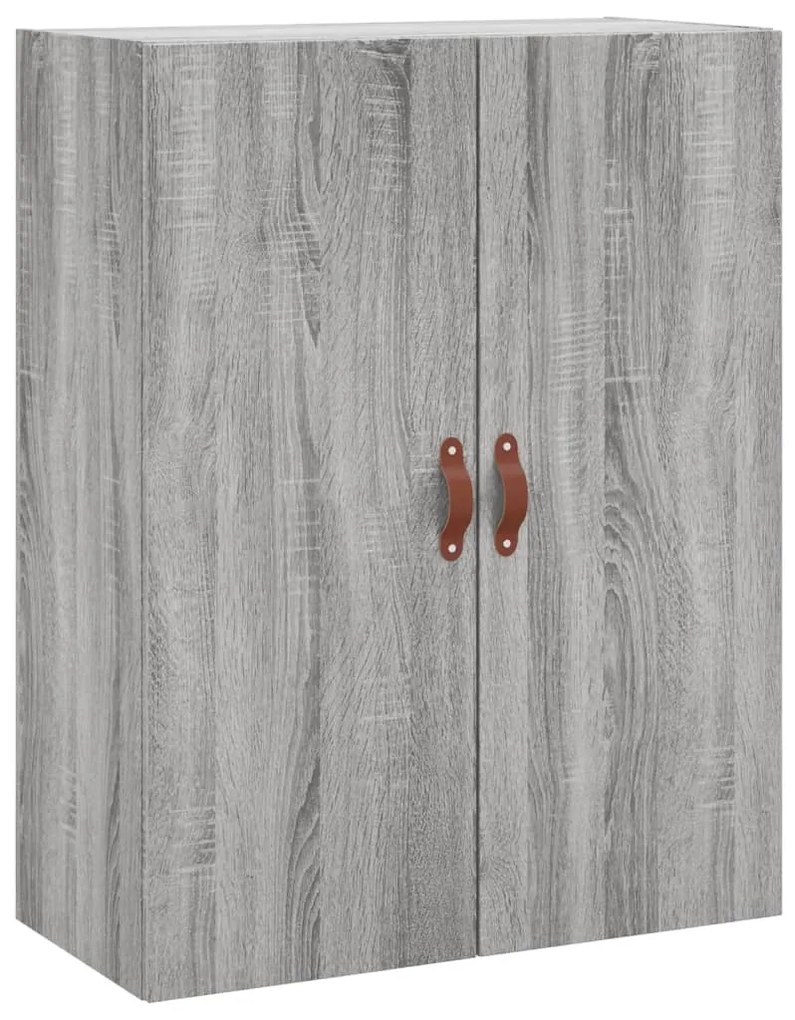 Armário alto 69,5x34x180 cm derivados de madeira sonoma cinza