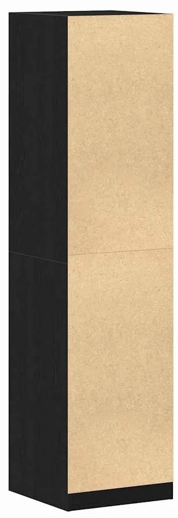 Guarda-Roupa - Carvalho Preto, 50 x 50 x 200 cm, Feito de Madeira de E