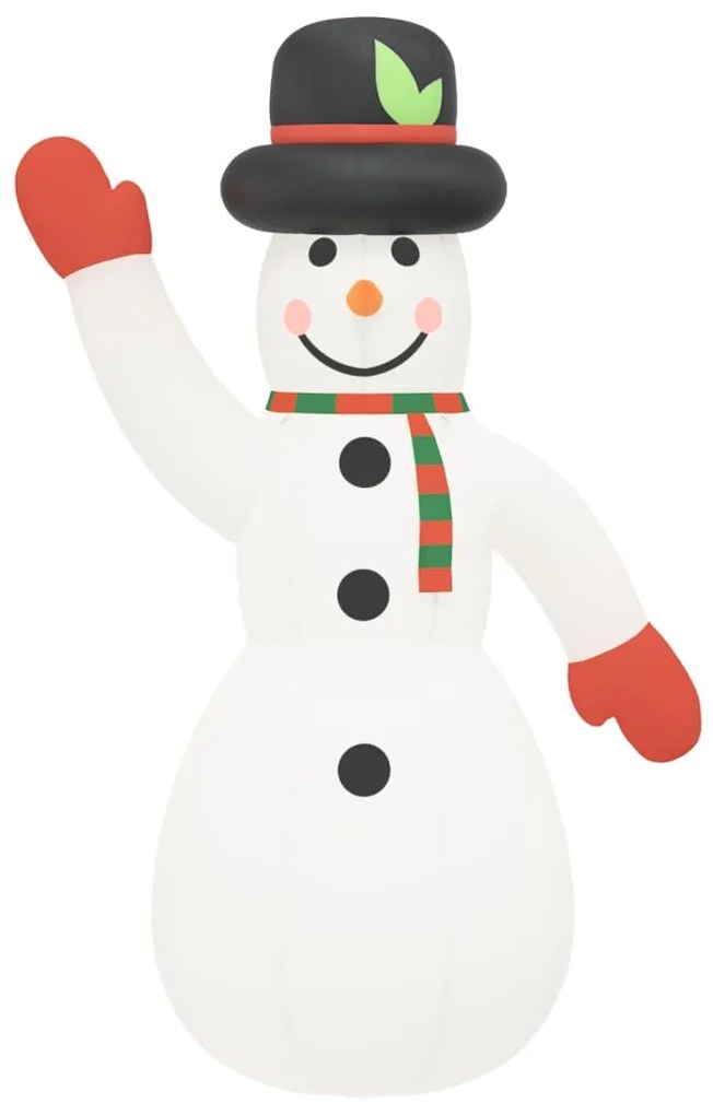 Boneco de Neve Insuflável com Luzes LED - 370 cm - XXL