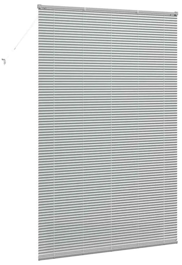 Persiana de Janela com cortinas Outros Manual Prata 150 x 220 cm Alumí