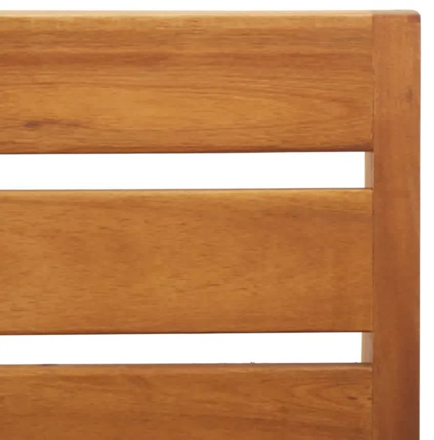 2 pcs conjunto lounge de jardim c/ almofadões acácia maciça