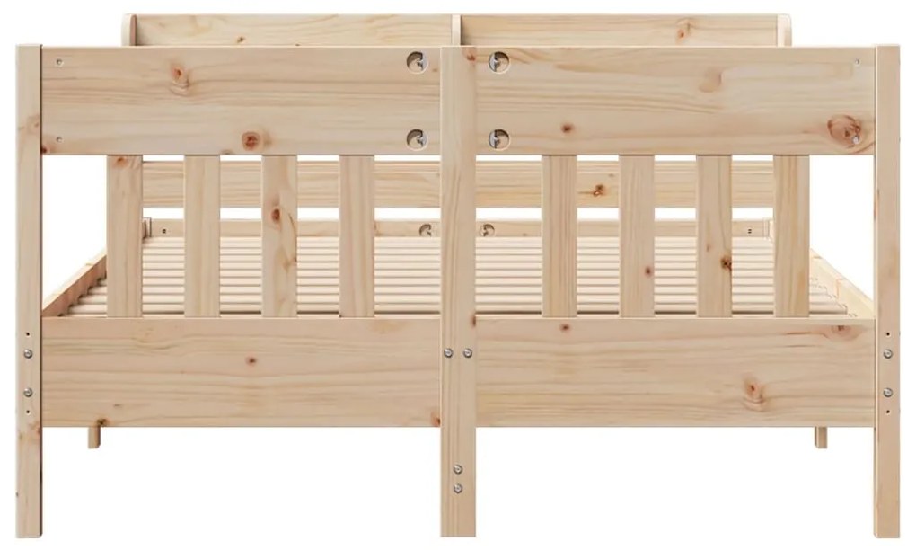 Cama sem colchão 120x190 cm madeira de pinho maciça