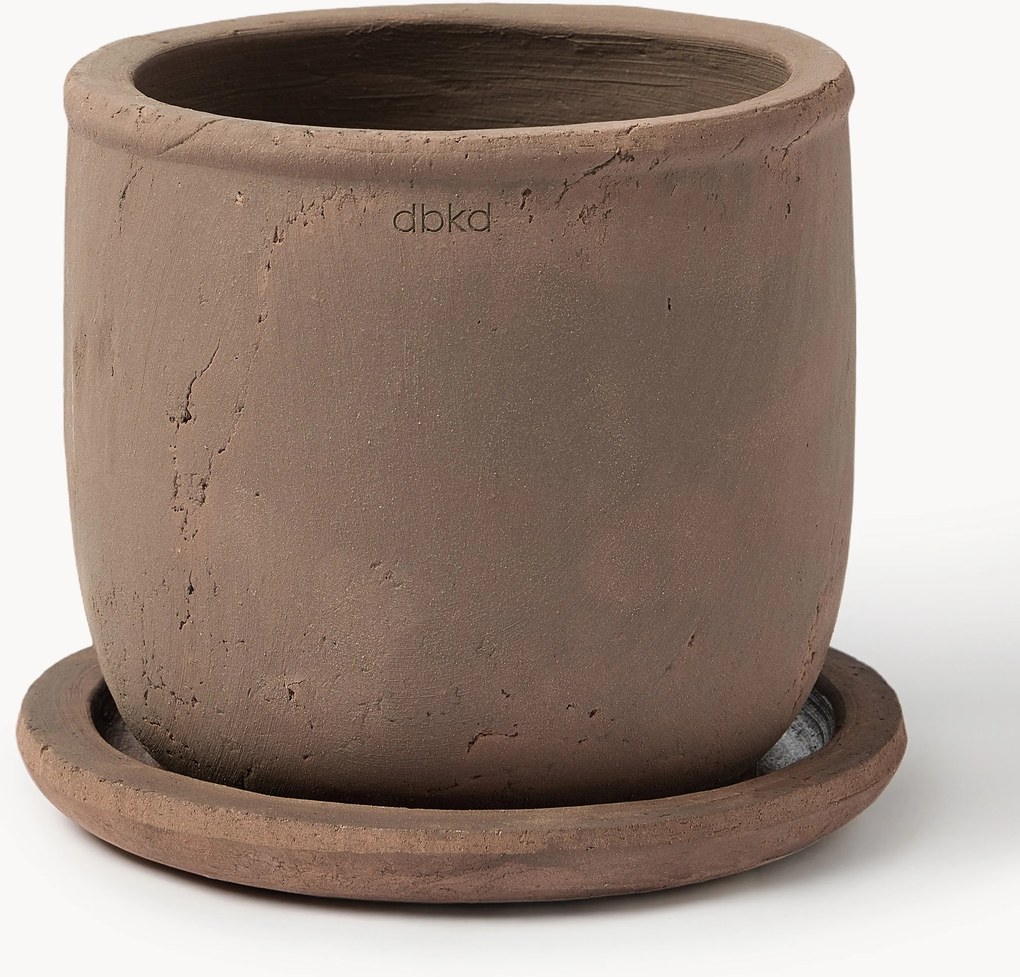 Vaso para exterior em terracota Terra, Alt 18 cm