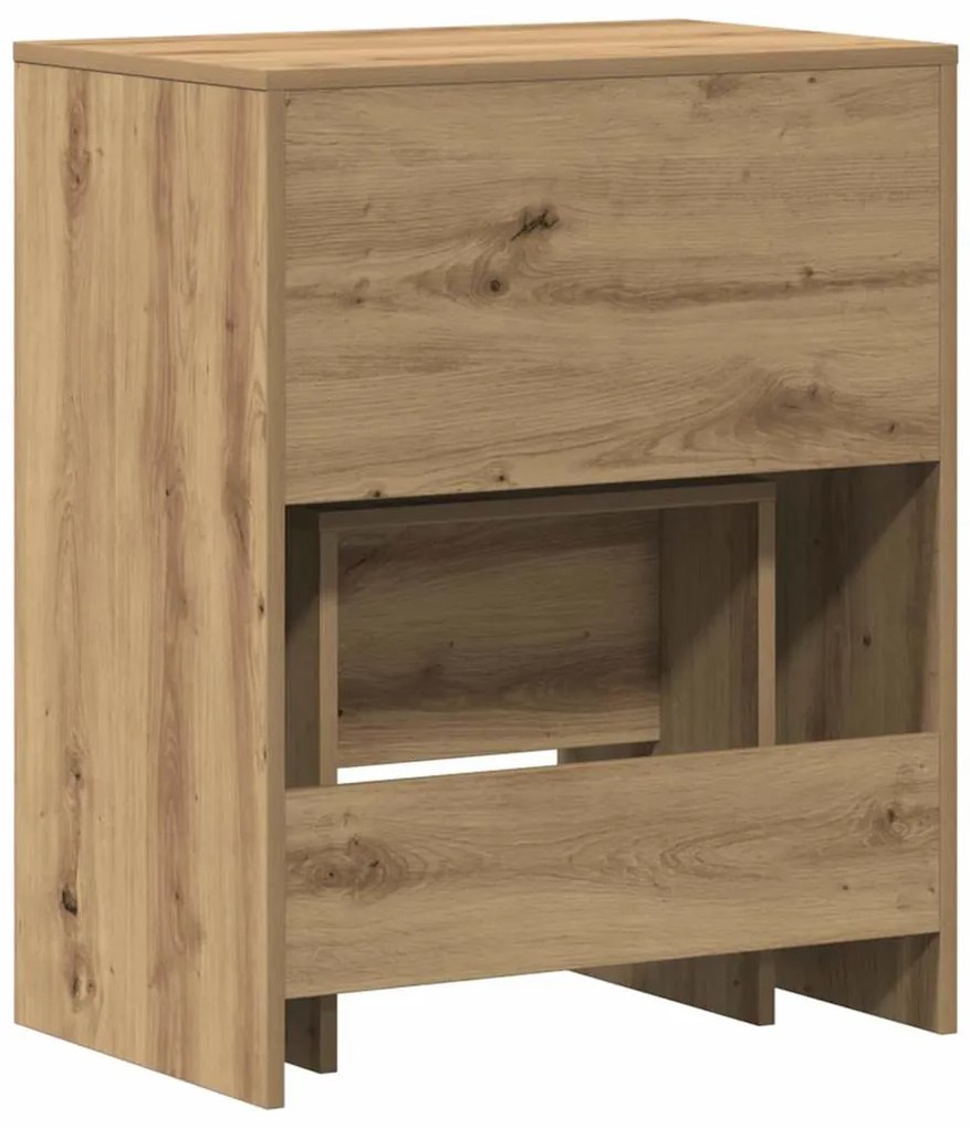 Mesa de Maquiagem com Espelho Madeira de Carvalho