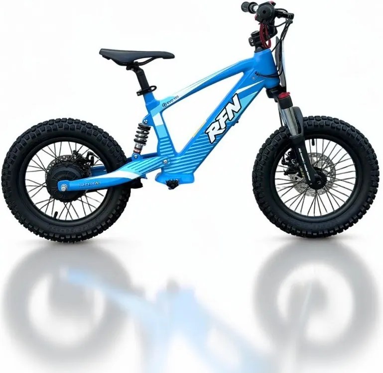 Bicicleta elétrica infantil 350W 16" Roan RXF Evo-S Azul