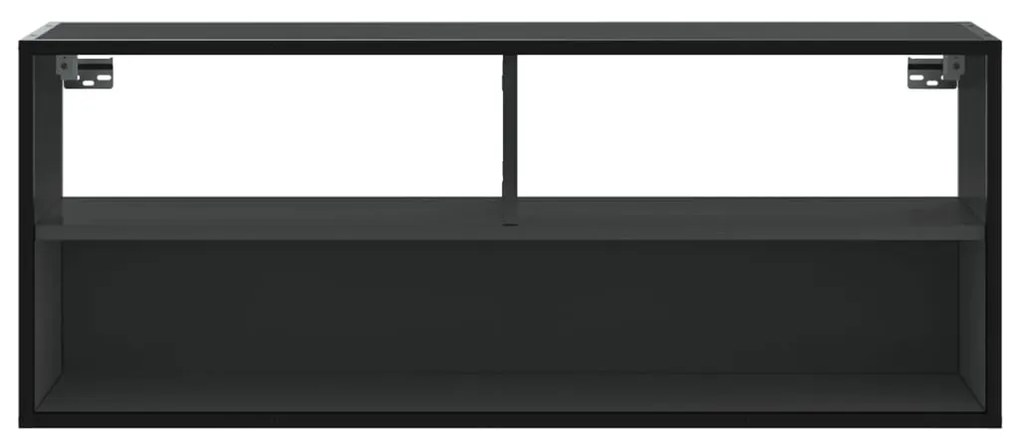 Móvel para TV 100x31x39,5 cm derivados de madeira/metal preto