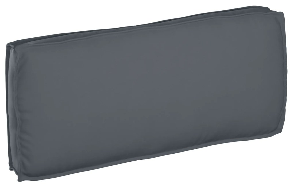 vidaXL Capa de Palete para Assento/Encosto Antracite 120x50x12 cm Tecido Oxford