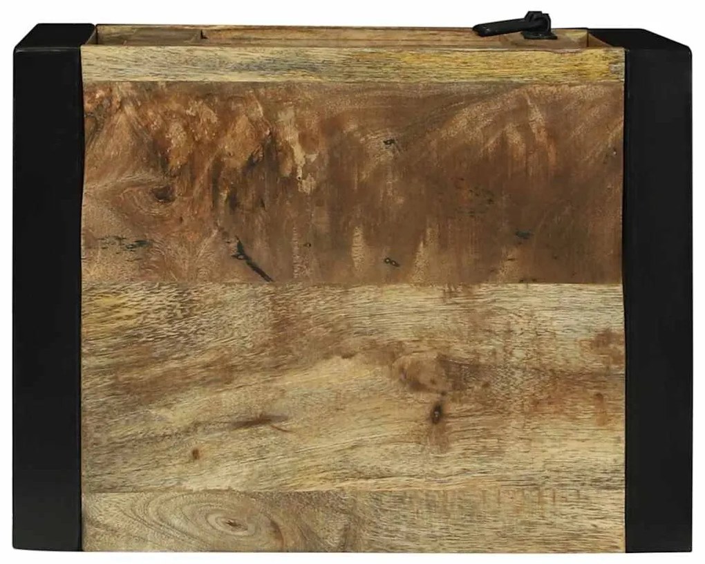 Armário de casa de banho 40x30x60 cm de madeira maciça em mangueira ás