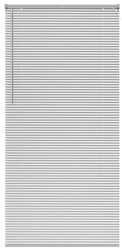 Persiana de Janela com cortinas Outros Manual Prata 100 x 220 cm Alumí