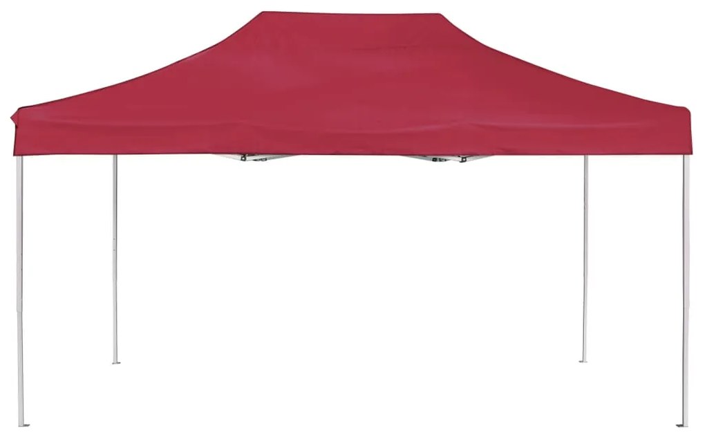 Tenda dobrável prof. para festas alumínio 4,5x3m vermelho tinto