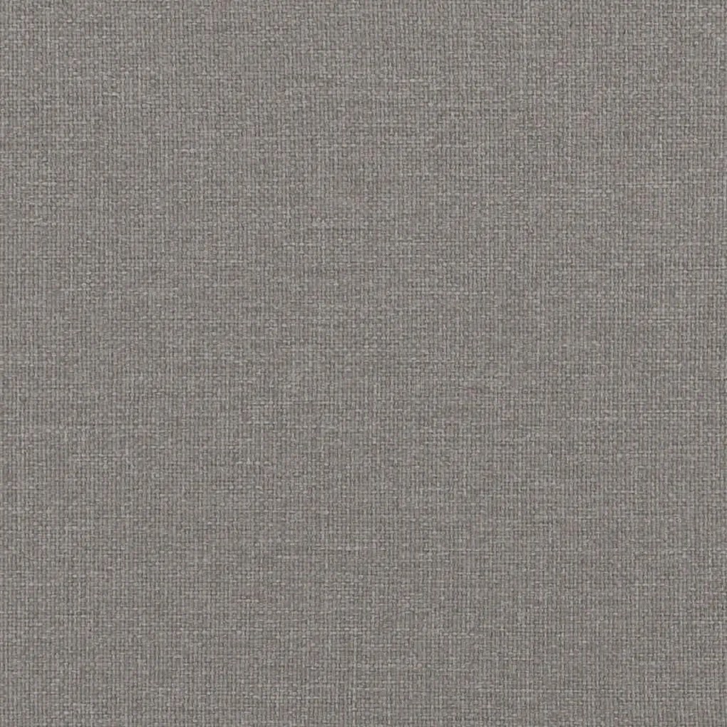 Sofá de 3 lugares tecido 180 cm cinzento-acastanhado