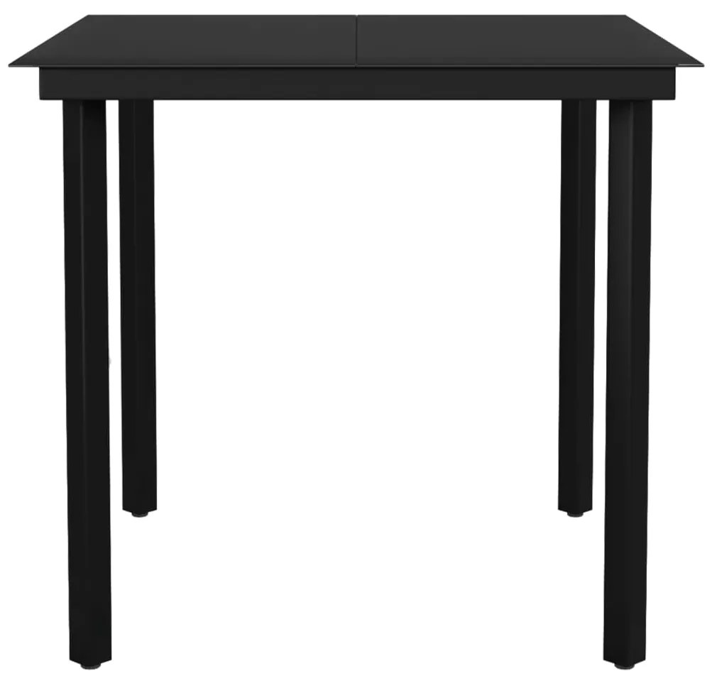 3 pcs conjunto de jantar para jardim com almofadões bege