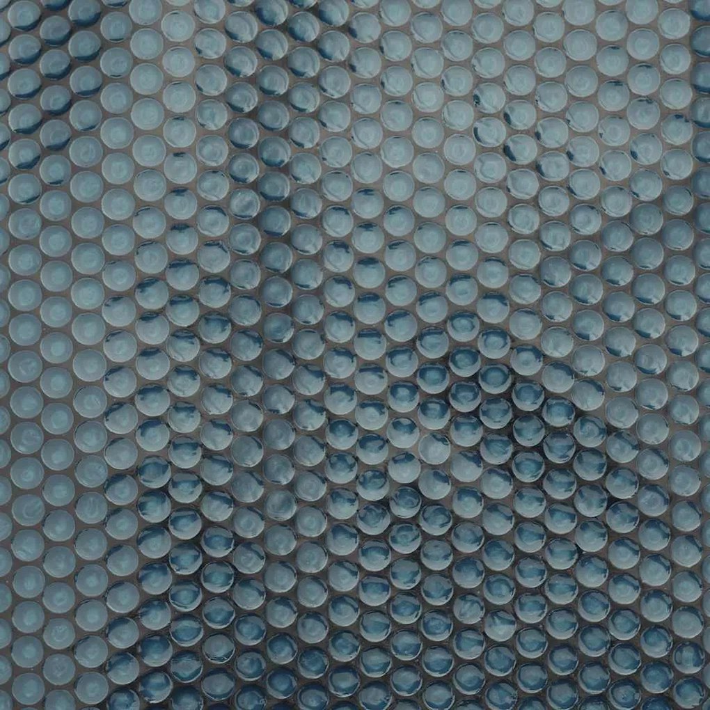 Película para piscina PE solar flutuante 500x300cm preto e azul