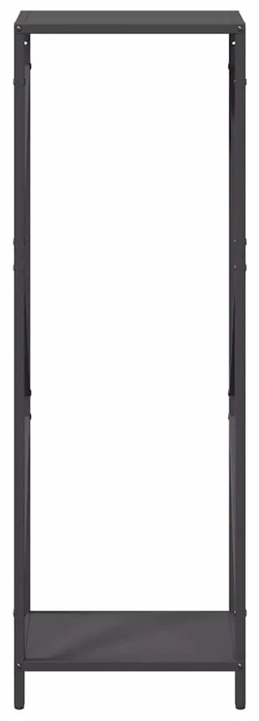 Suporte para lenha 34x25x100 cm aço laminado a frio preto